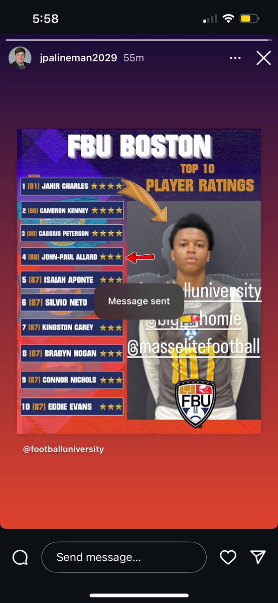 ZebraFball's tweet photo. Incoming 3rd former JP Allard is putting in work this off season!! 🦓🏈 https://t.co/8TjcrJuQjY