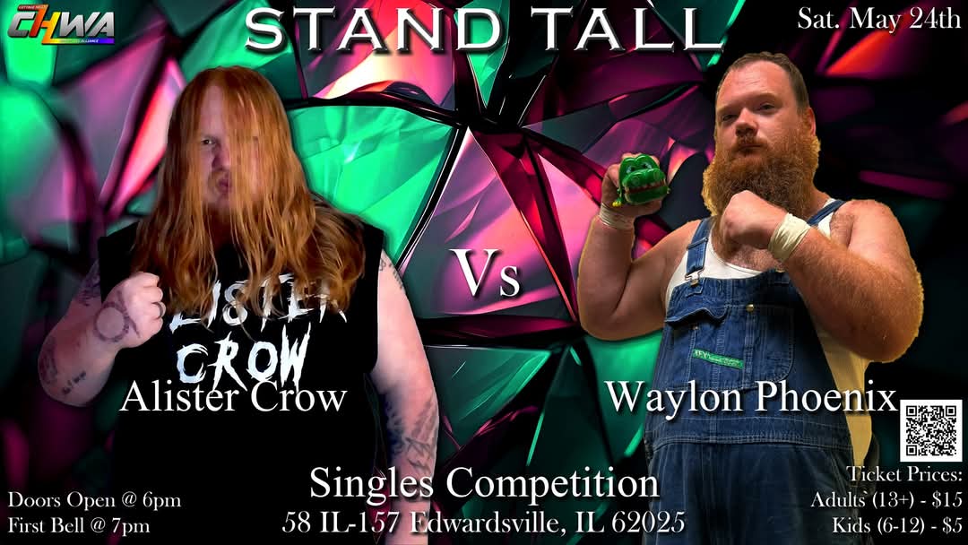 Malicious1s's tweet photo. #Midwest #wrestling #wrestler #thecrow #hourglass #swap https://t.co/JYFXAceFLf