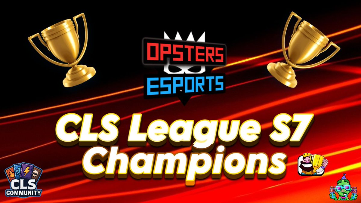 Opsters eSports (@opstersesports) on Twitter photo ๐ ๐๐๐๐ ๐ฃ๐๐ข๐ก๐ฆ! ๐
<a href="/OpsterseSports/">Opsters eSports</a> take the <a href="/Colosseum_7/">CLS Community</a> League Season 7 title with a 3-1 win over <a href="/CRStormbreaker/">Stormbreaker</a>!
Our second league victory and biggest achievement yet.
Huge thanks to our players & managers who made this happen! ๐ช๐ฅ
#OpsterseSports #Champions #Esports ๐ ๐๐๐๐ ๐ฃ๐๐ข๐ก๐ฆ! ๐
<a href="/OpsterseSports/">Opsters eSports</a> take the <a href="/Colosseum_7/">CLS Community</a> League Season 7 title with a 3-1 win over <a href="/CRStormbreaker/">Stormbreaker</a>!
Our second league victory and biggest achievement yet.
Huge thanks to our players & managers who made this happen! ๐ช๐ฅ
#OpsterseSports #Champions #Esports