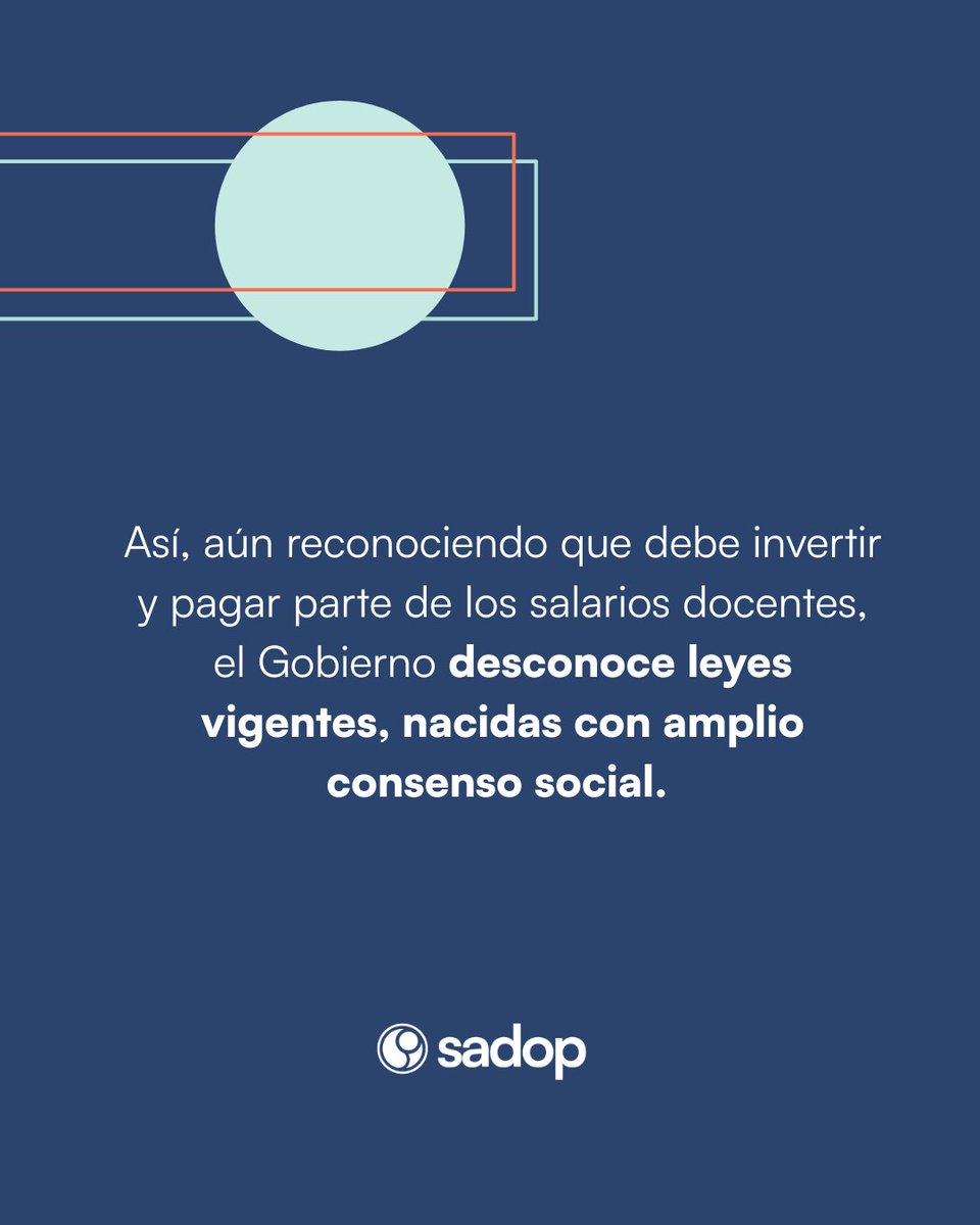 Sadop Nación tweet media
