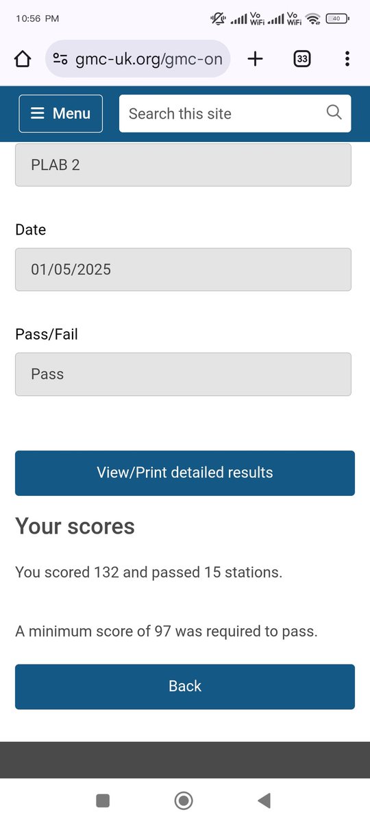 Alhamodillah I have passed my PLAB 2 exam with 15 stations out of 16. Alhamodillah Alhamodillah 😊😊😊