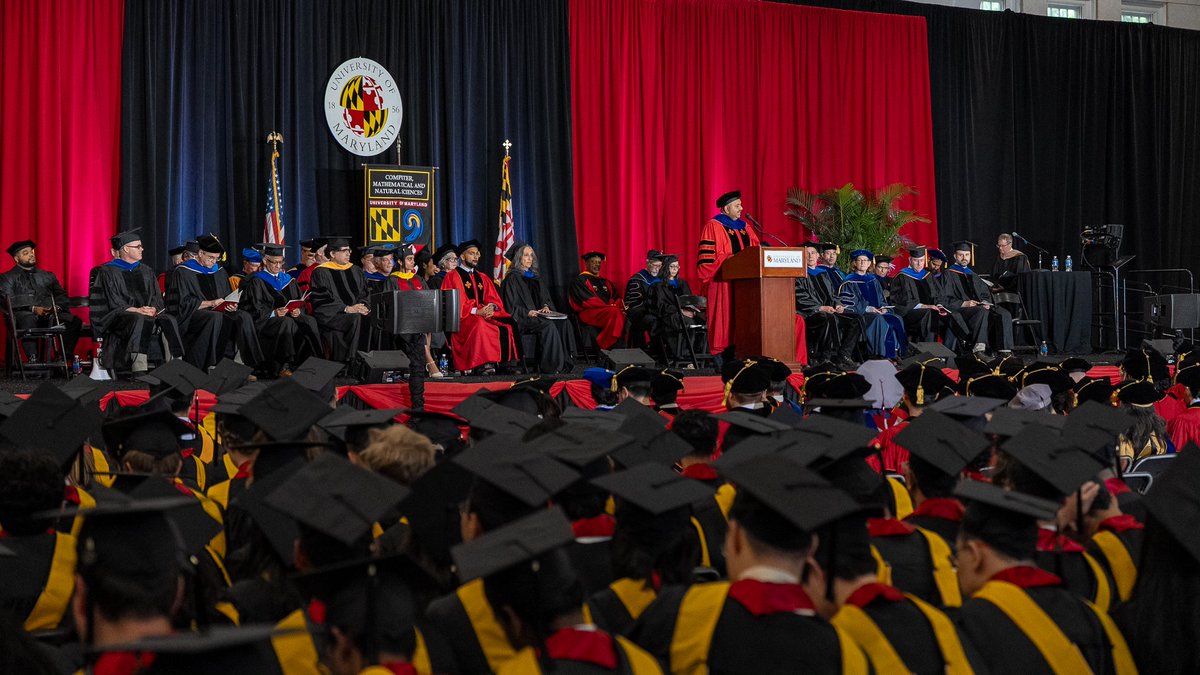 UMD Science (@umdscience) on Twitter photo "As you enter your next chapter, let your curiosity and your passion for discovery shine. Show the world what it means to be a CMNS graduate," said Dean <a href="/VarshneyAmitabh/">Amitabh Varshney</a>.
Today, 545 #ScienceTerp graduates join an alumni network of 60K. See the livestream: youtube.com/live/h1q9kgeWf… "As you enter your next chapter, let your curiosity and your passion for discovery shine. Show the world what it means to be a CMNS graduate," said Dean <a href="/VarshneyAmitabh/">Amitabh Varshney</a>.
Today, 545 #ScienceTerp graduates join an alumni network of 60K. See the livestream: youtube.com/live/h1q9kgeWf…