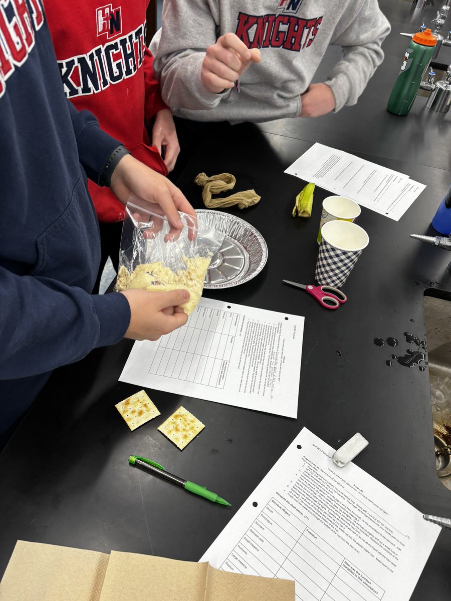 Students in grade 10 science take on digestion with a twist! #pooplab <a href="/WECDSB/">WECDSB</a> <a href="/uwinscience/">UWindsor Faculty of Science</a> Digest this! Simulation labs worth having! 🧪⚗️🔬