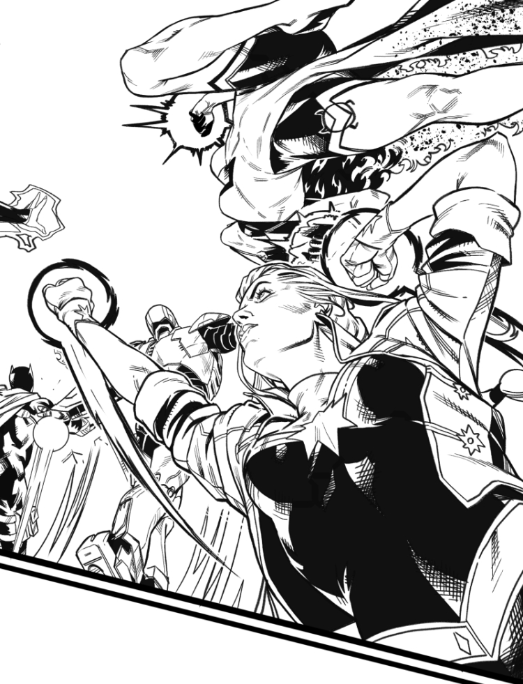 Farid_KrK's tweet image. A sneak peek from an upcoming Avengers issue...Avengers in action...