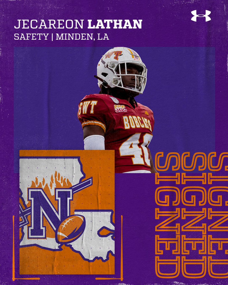 NSU Football (@nsudemonsfb) on Twitter photo Excited to have another Louisiana native added to our secondary! Welcome <a href="/JeCareonL/">JeCareon Lathan</a> to the City of Lightsππ€ Excited to have another Louisiana native added to our secondary! Welcome <a href="/JeCareonL/">JeCareon Lathan</a> to the City of Lightsππ€