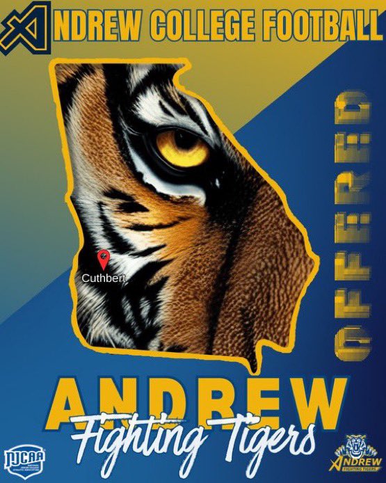 0rianellis's tweet image. Blessed to receive an offer from Andrew College #AGTG @JackpotBuie1248 @ShotxCoach @Gator_26 @AndreBroGoBuffs