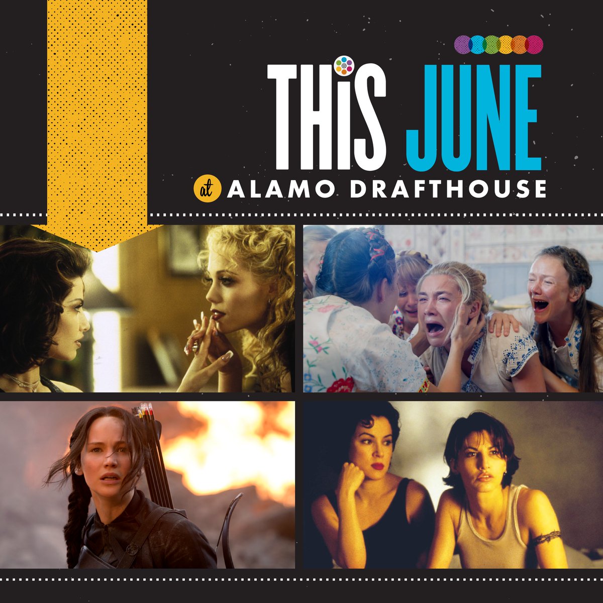 Send the kids to Alamo Kids Camp, show your Pride at SHOWGIRLS, take Dad to see THE BIRDCAGE, and celebrate the solstice at our MIDSOMMAR Movie Party! Get your 🎟️ at drafthouse.com/omaha!