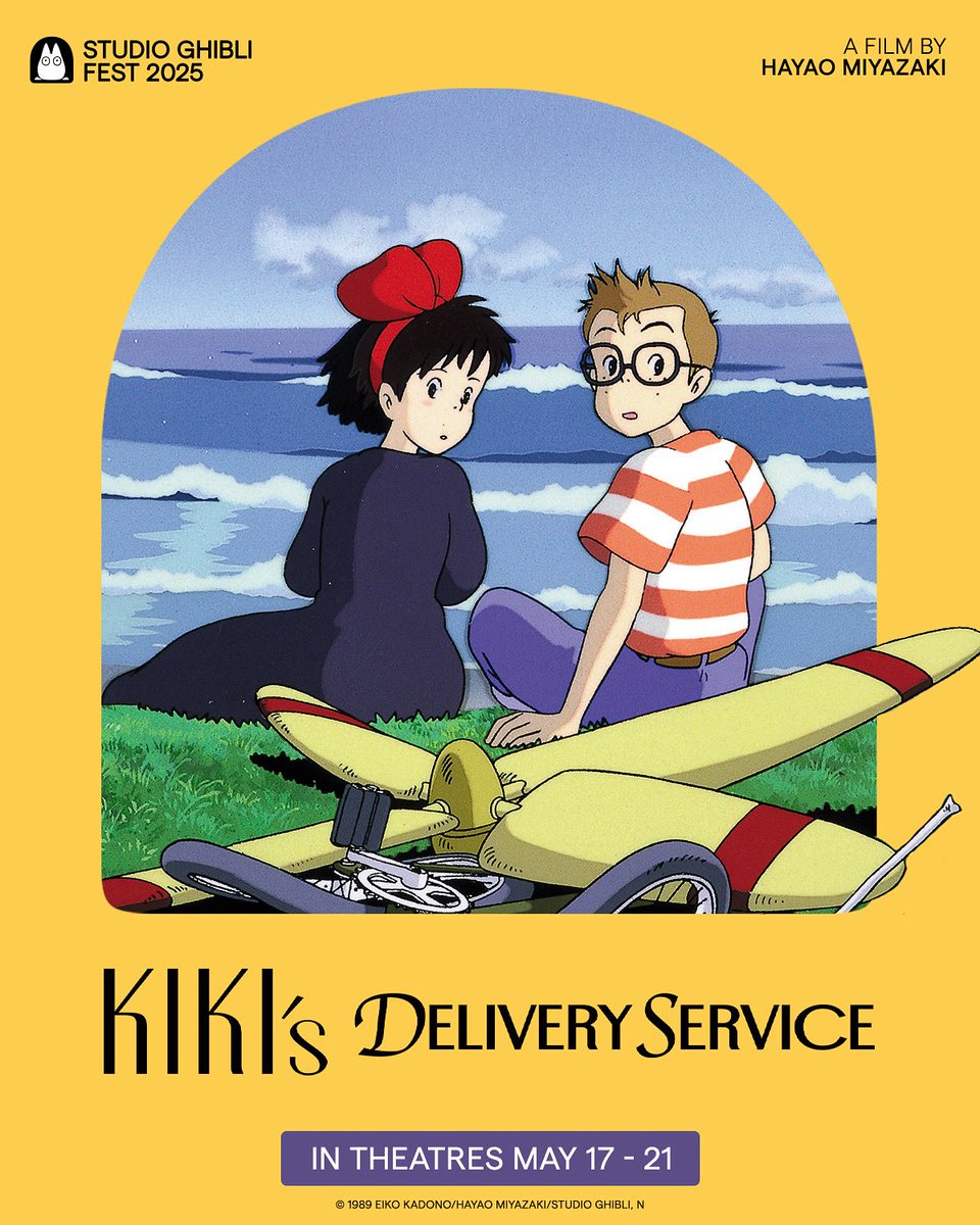 Hoy es la última función de KIKI’S DELIVERY SERVICE en cines. 🧹✨  Vive la magia del clásico de Hayao Miyazaki una vez más en pantalla grande.

Disponible en <a href="/caribbeancinepr/">Caribbean Cinemas PR</a>
📍Plaza Las Américas
📍Plaza del Sol
📍Las Catalinas
📍Plaza del Caribe
📍Western Plaza