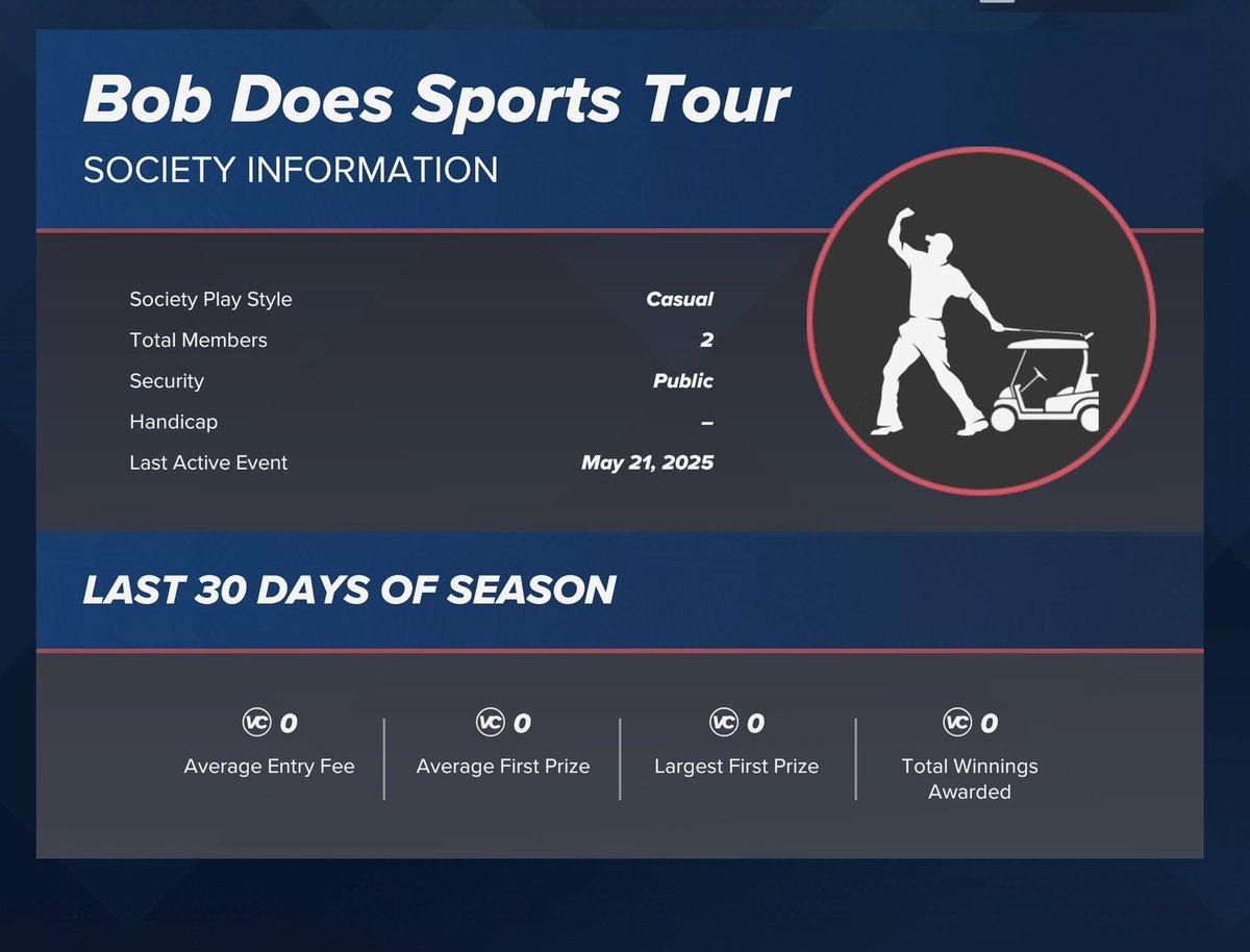 NickZeeTV's tweet photo. @RobbyBerger @bobdoessports would love to have you join the Bob Does Sports Tour on @PGATOUR2K! Any fans welcome! Two events live now! https://t.co/XvjDOqq8Ly