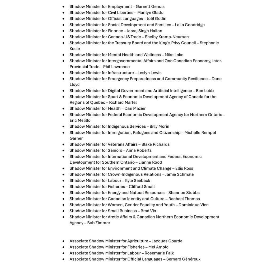 LailaGoodridge's tweet image. I&apos;m honoured to take on the role of the @CPC_HQ Shadow Minister for Social Development and Familles!

I’m ready to work hard for families, children, caregivers, and vulnerable Canadians — holding this government to account for delivering real results.
