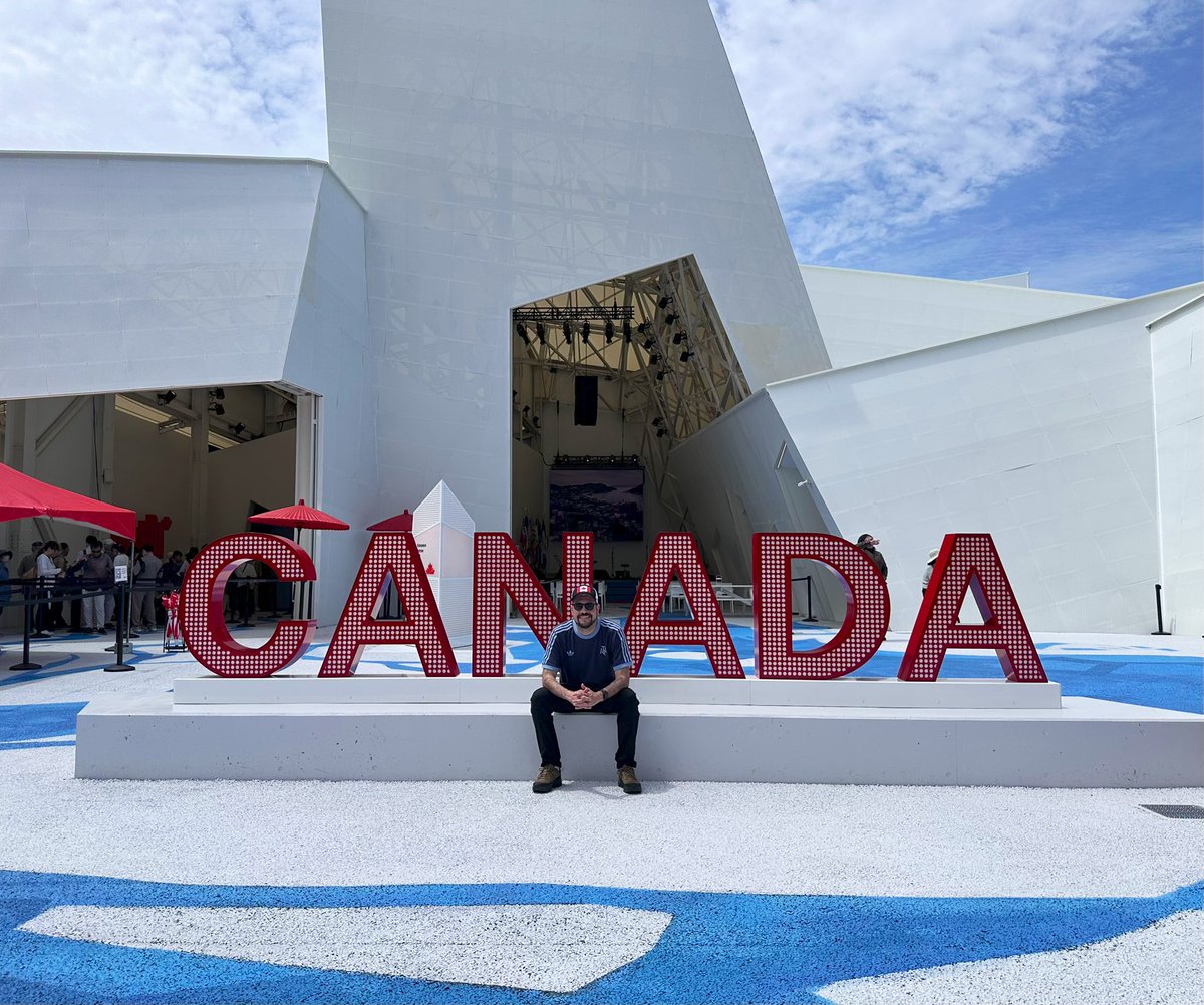 Greetings from the <a href="/Canada/">Canada</a> pavilion at the <a href="/expo2025_japan/">Expo2025 大阪・関西万博</a>! 🇨🇦 in 🇯🇵 ✌🏻#EXPO2025 #Osaka cc <a href="/CanEmbJapan/">Canada in Japan</a>