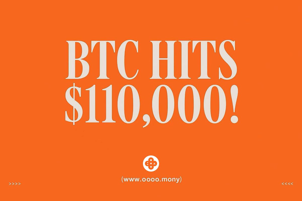 🟠Bitcoin just did it again — a new ATH!

From 2 weeks after its last peak, #BTC is back and breaking new ground.📈

oooo is ready to ride the wave with you — across chains, across ecosystems.