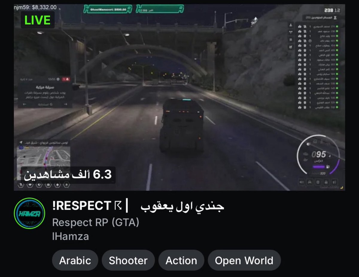 والله مدري شو اقول بس جمهور ريسبكت اقوى جمهور في العالم انتهى 💜💜💜 حب كبير لكم ووصلنا 14 الف اخ واخت الله يعزكم ويرفع قدركم