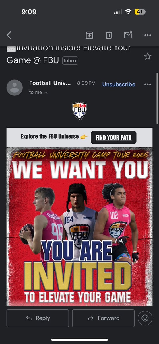 Giancarlo Anastasia (@giancarlo_anas) on Twitter photo Thank you for the camp invite!!! <a href="/FBUcamp/">Football University</a> <a href="/Jacaricarterr/">Jacari Carter</a> <a href="/Prolific7v7/">Prolific 7v7</a> Thank you for the camp invite!!! <a href="/FBUcamp/">Football University</a> <a href="/Jacaricarterr/">Jacari Carter</a> <a href="/Prolific7v7/">Prolific 7v7</a>