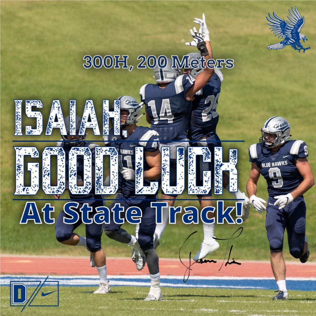 Isaiah55507's tweet image. Thank you Coach Thier for the good luck this weekend!!!
@JasonThier @BlueHawkFB