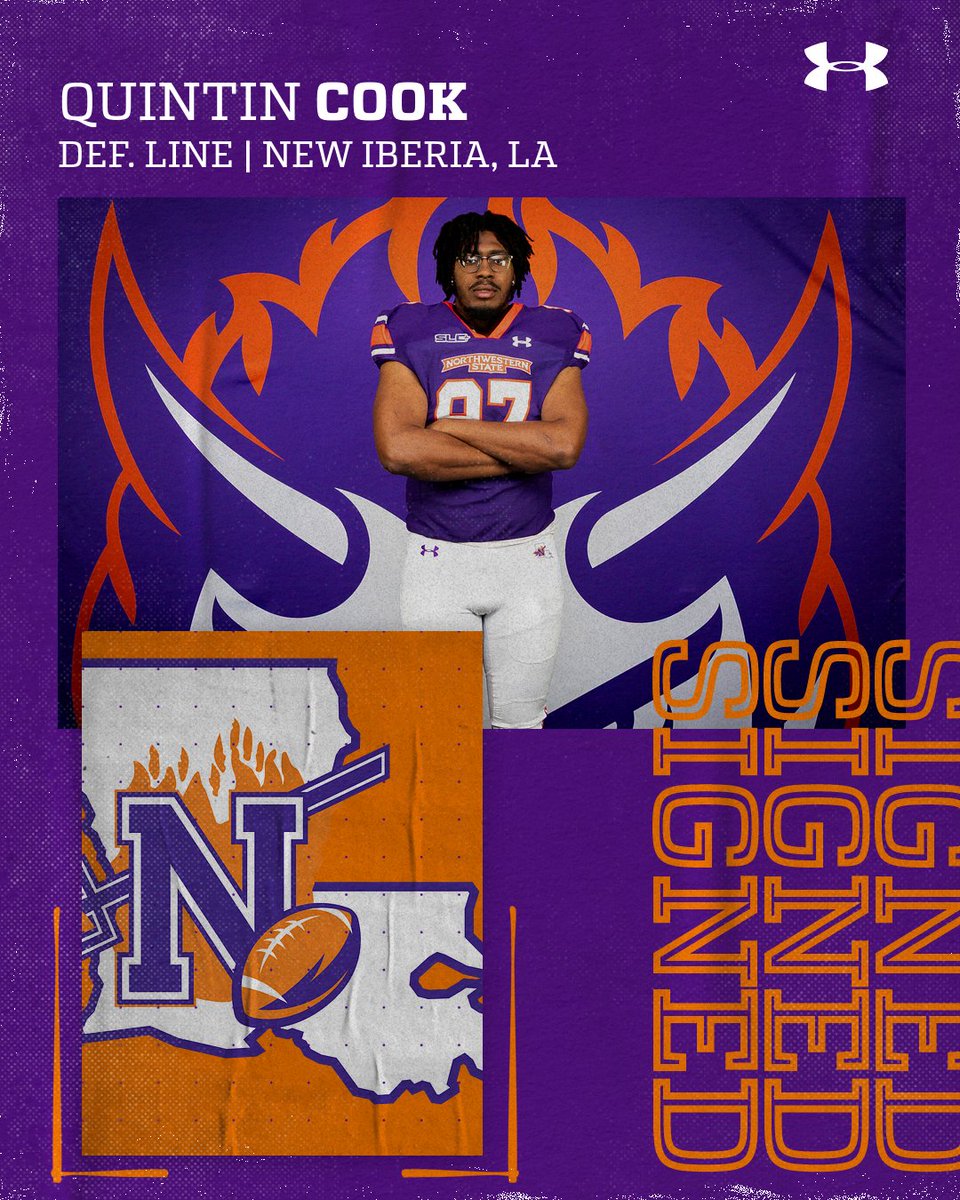 NSU Football (@nsudemonsfb) on Twitter photo Bringing in-state talent back to the Boot! Welcome <a href="/Quin_COOKIE/">Quintin Cook</a> to the City of Lights ππ€ Bringing in-state talent back to the Boot! Welcome <a href="/Quin_COOKIE/">Quintin Cook</a> to the City of Lights ππ€