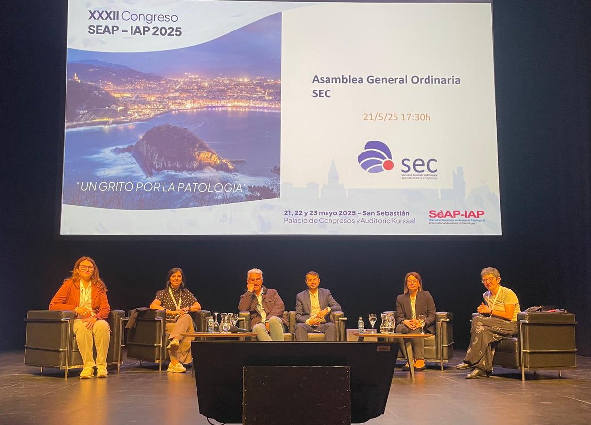 Primera actividad de la SEC en el XXXII Congreso de la <a href="/SEAP_IAP/">SEAP-IAP</a> en San Sebastián, la asamblea 💼, donde hemos repasado toda la actividad del 2024.
#SEAP2025SS
