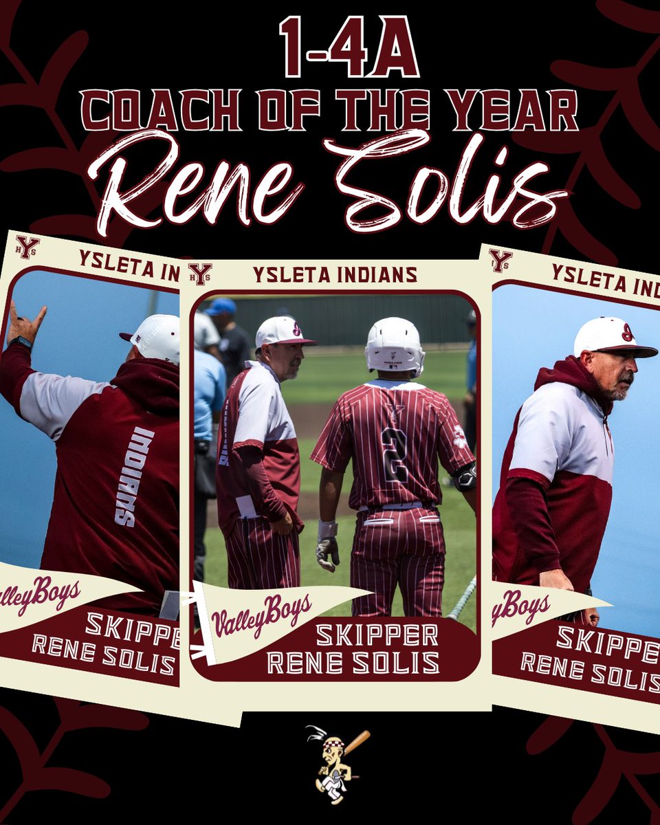 Congratulations 1-4A Coach of Year #valleyboys #onceanindianalwaysanindian