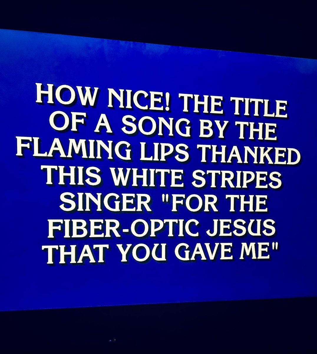 We will only accept the answer in the form of a question. Thanks, <a href="/Jeopardy/">Jeopardy!</a>!