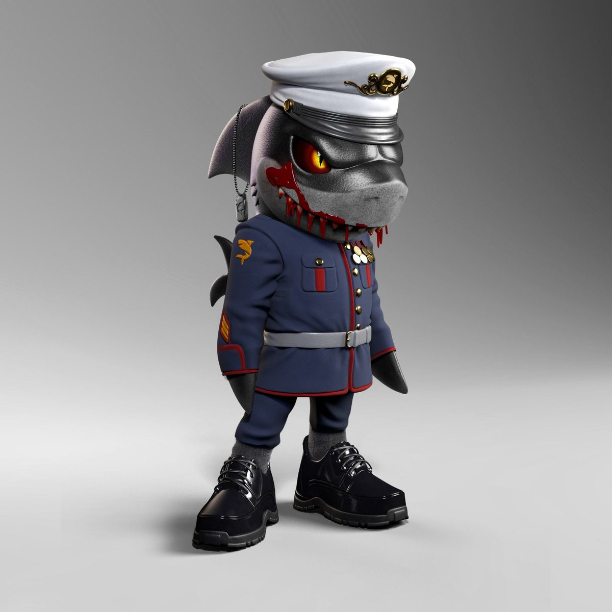 SharkClubDAO's tweet photo. Sneak peek at the military sharks in the upcoming metaverse &amp; avatars!
Loads of unique traits to select from with various perks based on rarity!
#nft #web3 #defi #military #shark #blockchain #crypto #web2 #btc #eth #solana #Polygon #Bitcoin https://t.co/nOhyzIssRt