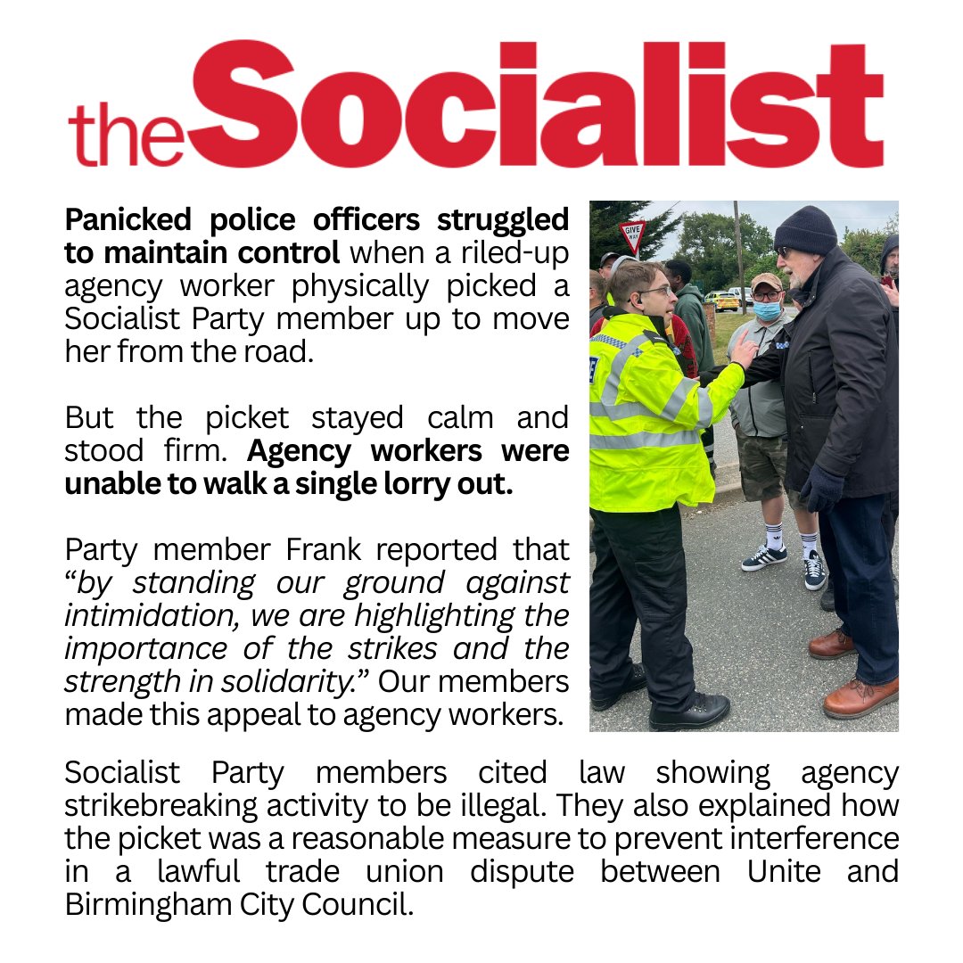 CovSocialists's tweet image. REPORT FROM THE FRONTLINE
🚫BLOCKING COV COUNCIL'S STRIKE-BREAKING🚫

Join the Socialists fighting back - socialistparty.org.uk/join-the-socia…