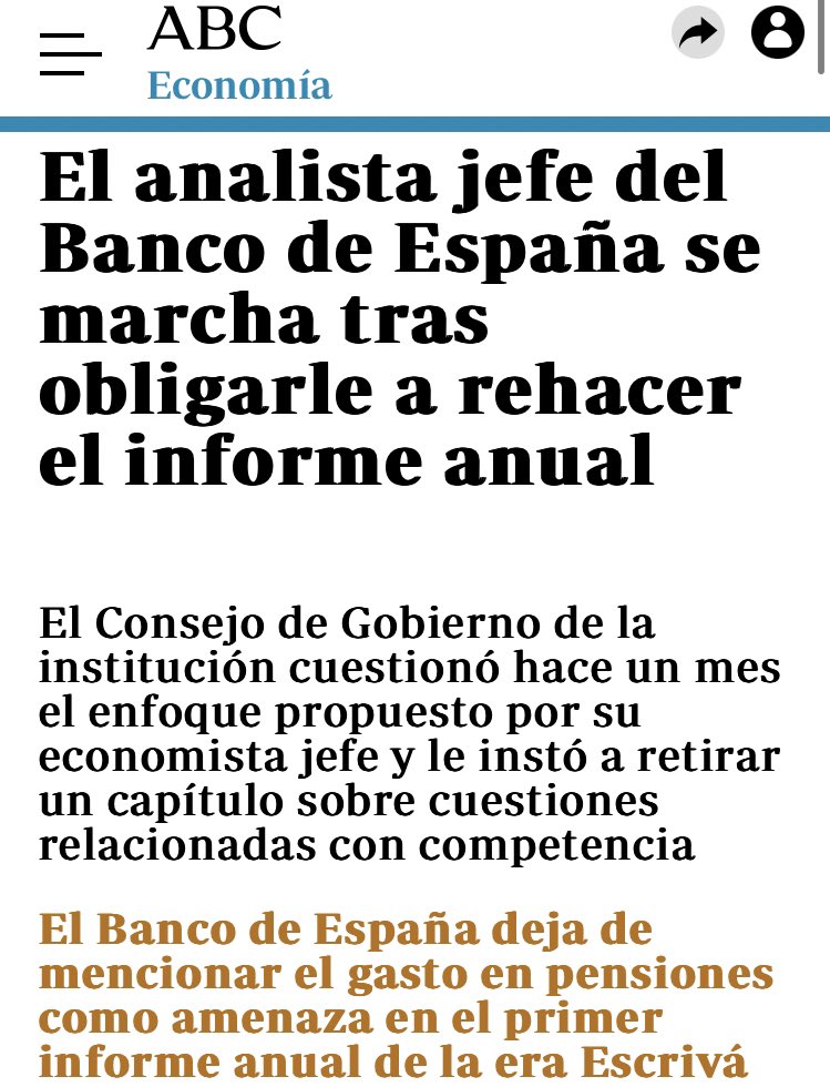 sueciasski's tweet image. #CORRUPCION en el BANCO de ESPAÑA
#Sanchez asalta el Banco de España y el analista jefe dimite por la manipulación y falseamiento de datos que le obliga a hace #Escriba (antiguo Ministro de Pedro Sanchez y puesto a dedo como presidente por el dictador sectario)
