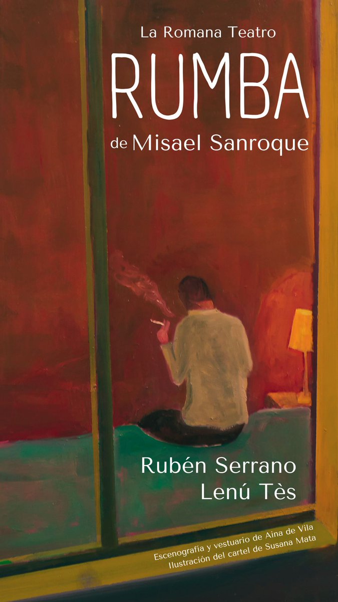 Este otoño estrenamos «Rumba» de <a href="/MisaelSanroque/">Misael Sanroque</a> en <a href="/salaplotpoint/">Sala Plot Point</a>  (Madrid) con Rubén Serrano y Lenú Tès.

· Sábado de 18 Octubre a las 21h
· Viernes 24 de Octubre a las 21:30h
· Sábado 25 de Octubre a las 21h
· Sábado 1 de Noviembre a las 21h
