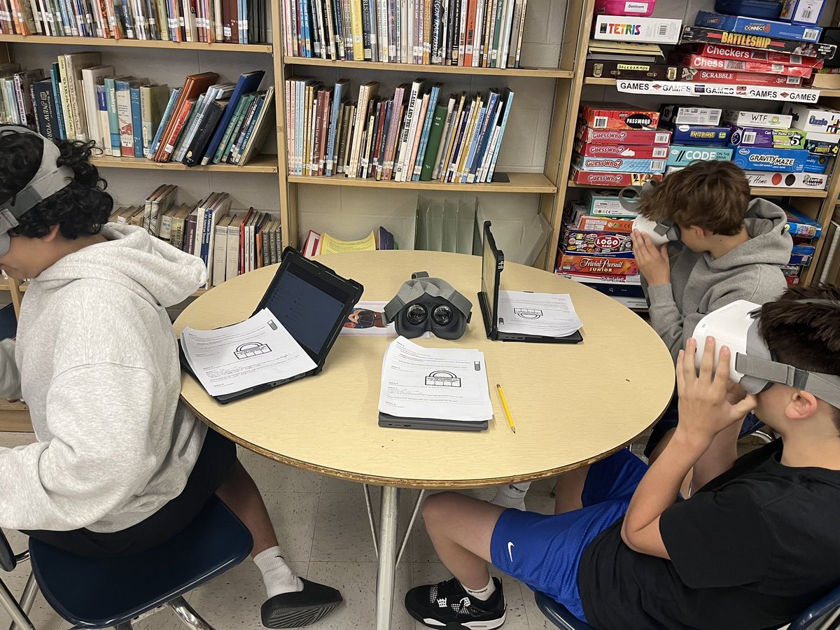 Van Wyck JHS Library tweet media
