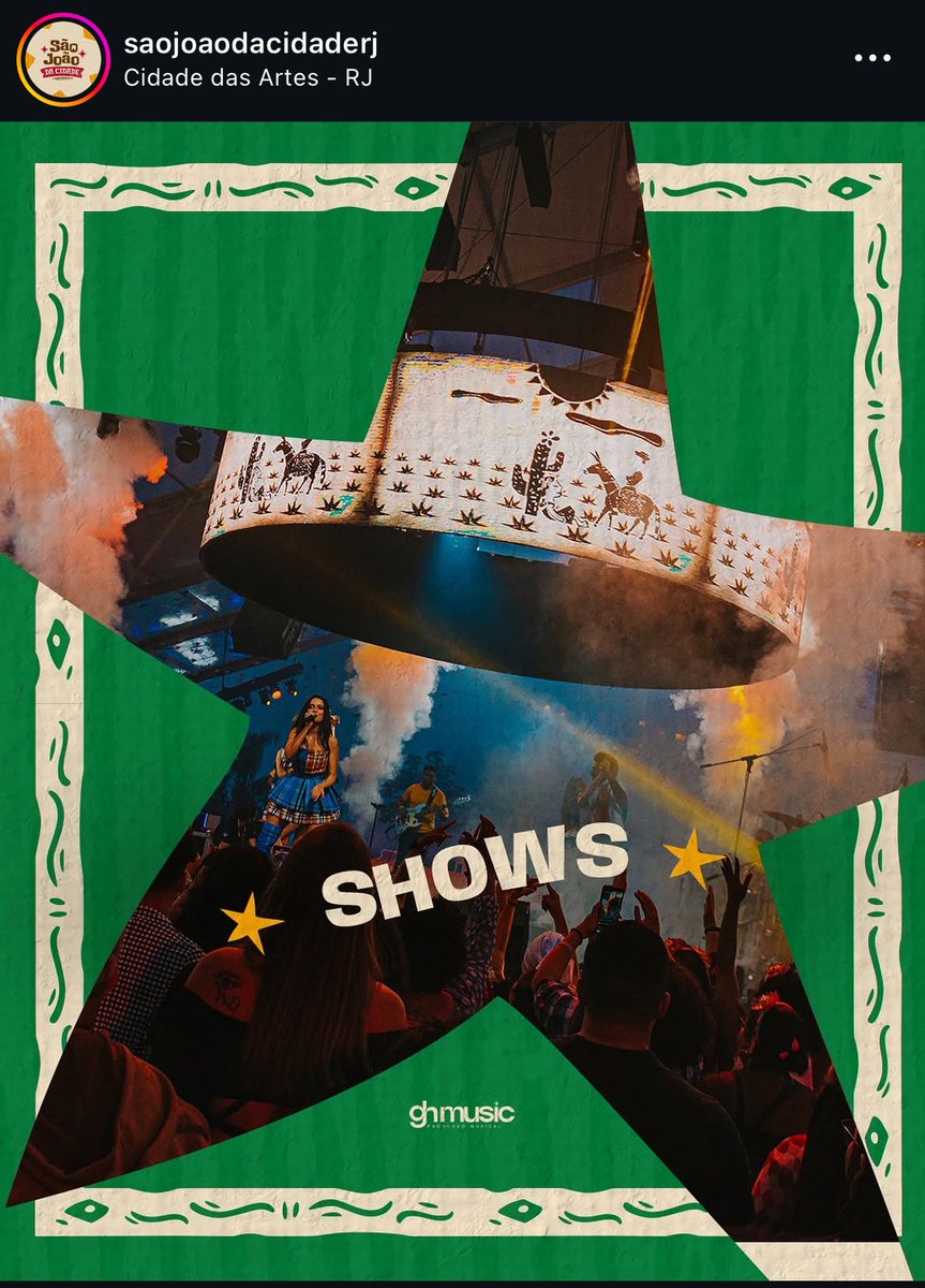 A página ‘São João da Cidade’, do RJ, usou uma foto do show da Juliette no ‘Sobe Balão’ como propaganda em uma postagem no Instagram… Será que vem aí um São JUão no Rio? Estão deixando a gente sonhar… 👀