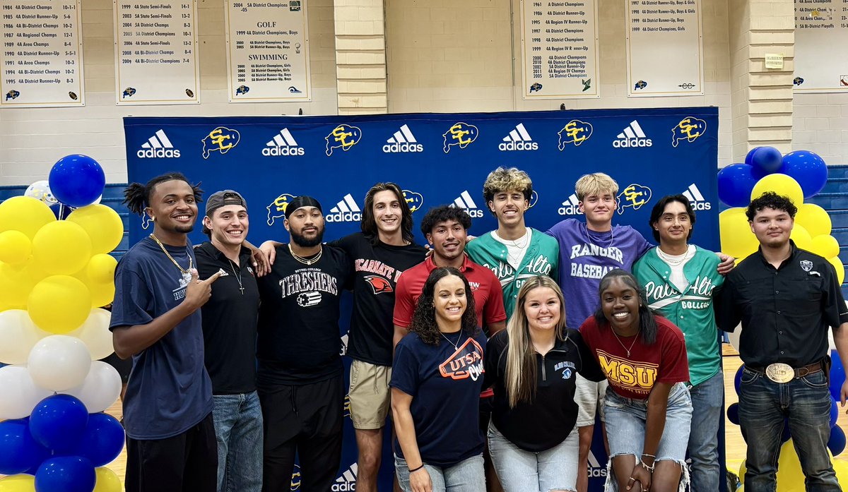 Clemens Athletics (@scbuffalostrong) on Twitter photo Celebrated a huge crew today! Spring Signing Day at <a href="/SamuelClemensHS/">Clemens High School</a>! <a href="/clemenssoccer/">Clemens Menβs Soccer</a> <a href="/SCHSTrack2018/">Clemens Track 2025</a> <a href="/ClemensBuffsFB/">Clemens Football</a> <a href="/TrainersSc/">SC Student Trainers</a> <a href="/ClemensBaseball/">Clemens Baseball</a> <a href="/samuelclemensvb/">Clemens Volleyball</a> <a href="/SCUCISD/">SchertzCiboloUC ISD</a> Celebrated a huge crew today! Spring Signing Day at <a href="/SamuelClemensHS/">Clemens High School</a>! <a href="/clemenssoccer/">Clemens Menβs Soccer</a> <a href="/SCHSTrack2018/">Clemens Track 2025</a> <a href="/ClemensBuffsFB/">Clemens Football</a> <a href="/TrainersSc/">SC Student Trainers</a> <a href="/ClemensBaseball/">Clemens Baseball</a> <a href="/samuelclemensvb/">Clemens Volleyball</a> <a href="/SCUCISD/">SchertzCiboloUC ISD</a>