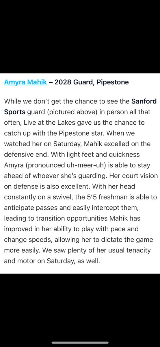 Amyra Mahik (@amyra_mahik) on Twitter photo Thank you! I appreciate you coming to watch! <a href="/AllyMcGinnis2/">Ally</a> <a href="/GMacHoops/">Grant McGinnis</a> <a href="/ssahoopsteams/">Sanford Sports Academy Basketball Teams</a> Thank you! I appreciate you coming to watch! <a href="/AllyMcGinnis2/">Ally</a> <a href="/GMacHoops/">Grant McGinnis</a> <a href="/ssahoopsteams/">Sanford Sports Academy Basketball Teams</a>