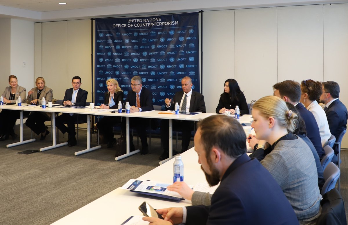 At #UNHQ, <a href="/UN_OCT/">United Nations Office of Counter-Terrorism</a> <a href="/UN_CTED/">United Nations CTED</a> &amp; <a href="/oscepa/">OSCE PA</a> explored opportunities to strengthen joint work on #legislative support, #capacitybuilding &amp; #multilateral dialogue, particularly in supporting parliaments to ensure effective, #HumanRights compliant responses to terrorism &amp; violent extremism
