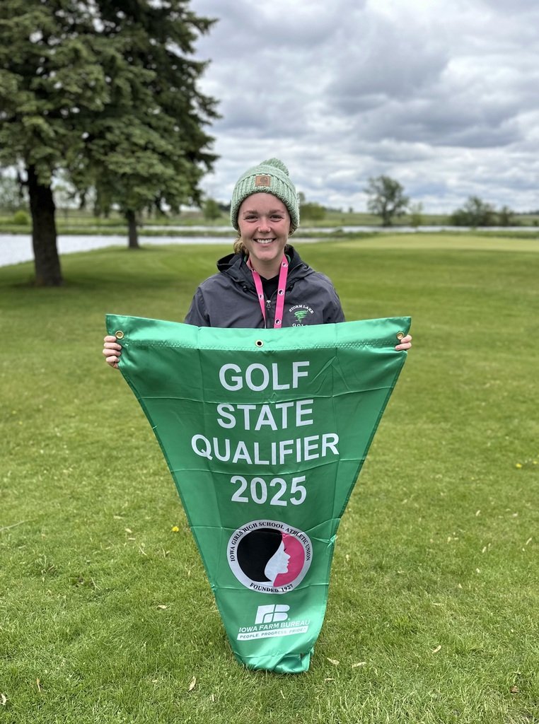 StormLakeHighS2's tweet image. Congratulations to 2025 Graduate Maddy Raveling for her 5th place finish at the 3A Regional punching her ticket to State Golf!