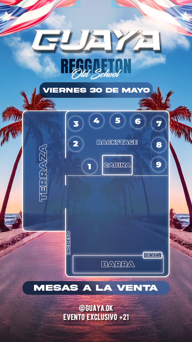 Para más info de mesas háblanos por Instagram 👉🏻@guaya.ok👈🏻
