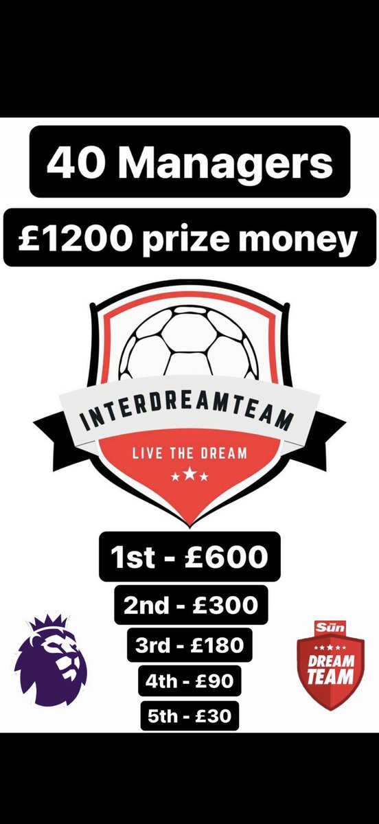 InterDream35434's tweet photo. With just one Gameweek to go it looks as if the Top 3 in the Saudi Casuals mini league is wrapped up. Top 5 will see returns. 
If you’re in the mix, private message us your account details for prompt payment upon completion of the season. Cheers all 🏆💰🏅 https://t.co/ZMA08OuDvE