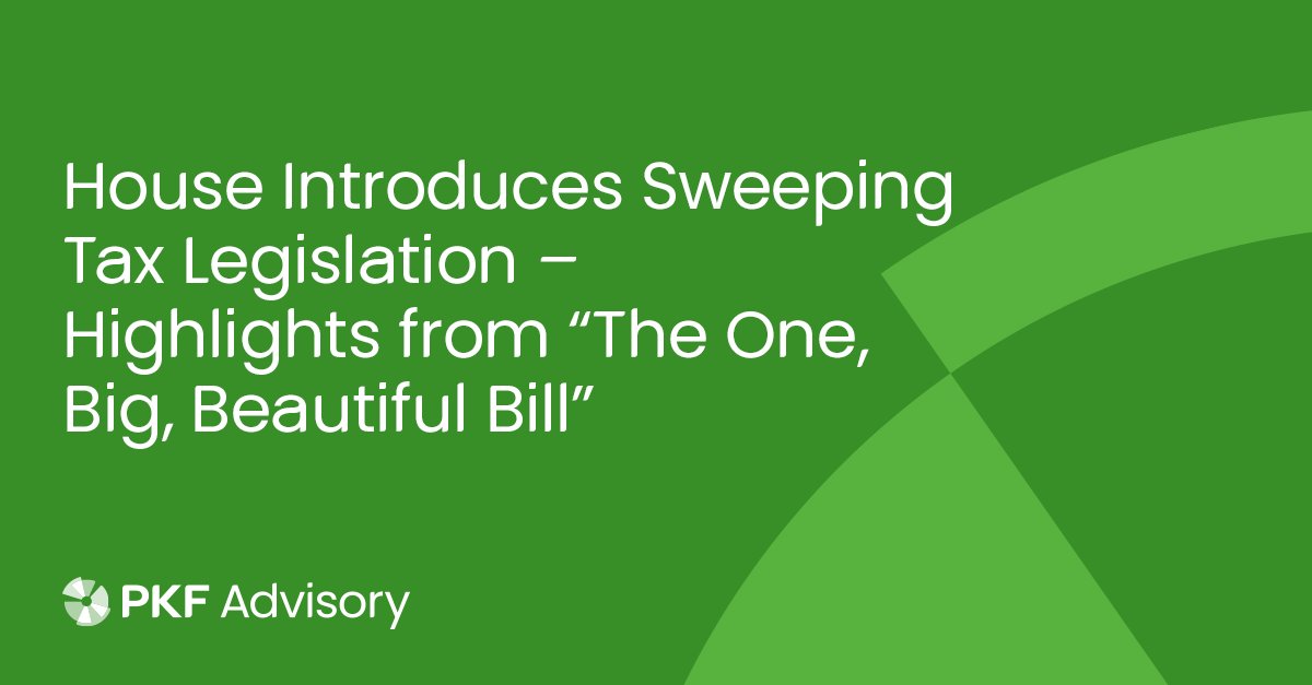 PKFadvisory's tweet photo. Major tax legislation is moving through Congress. The proposal includes key provisions affecting business and family tax planning, including R&amp;D, depreciation, and credits.

What’s in the bill and what it means:
https://t.co/XnaPzVlqKo

#PKFadvisory https://t.co/uoFdrwJfg1