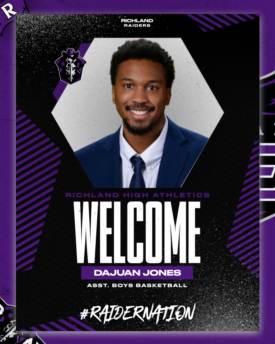 We're excited to welcome Coach Dajuan Jones as our new Varsity Assistant Boys Basketball Coach! A former D1 &amp; D2 player with experience at Sam Houston, UAM, and UTPB, he brings two years of coaching experience and a passion for developing athletes. 

#WeAreRichland #Westside