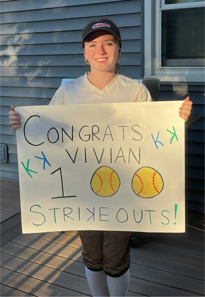 So happy to finally reach the 100 K’s milestone at the last game of my sophomore 🥎 season! Great things to come in the next ✌️!

<a href="/JOutlaws16uGold/">Jersey Outlaws 16U Gold</a> <a href="/wwp_athletics/">WWP AD</a>