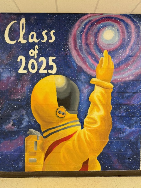 Tomorrow... I will recognize one of the most creative cohorts of students I've ever had the pleasure to serve: our 8th grade class of 2025. 

Here's the mural painted on our Hall of Murals attributed to this 8th grade class. Designed and painted by 8th graders. 👏

#GeneralsLEAD