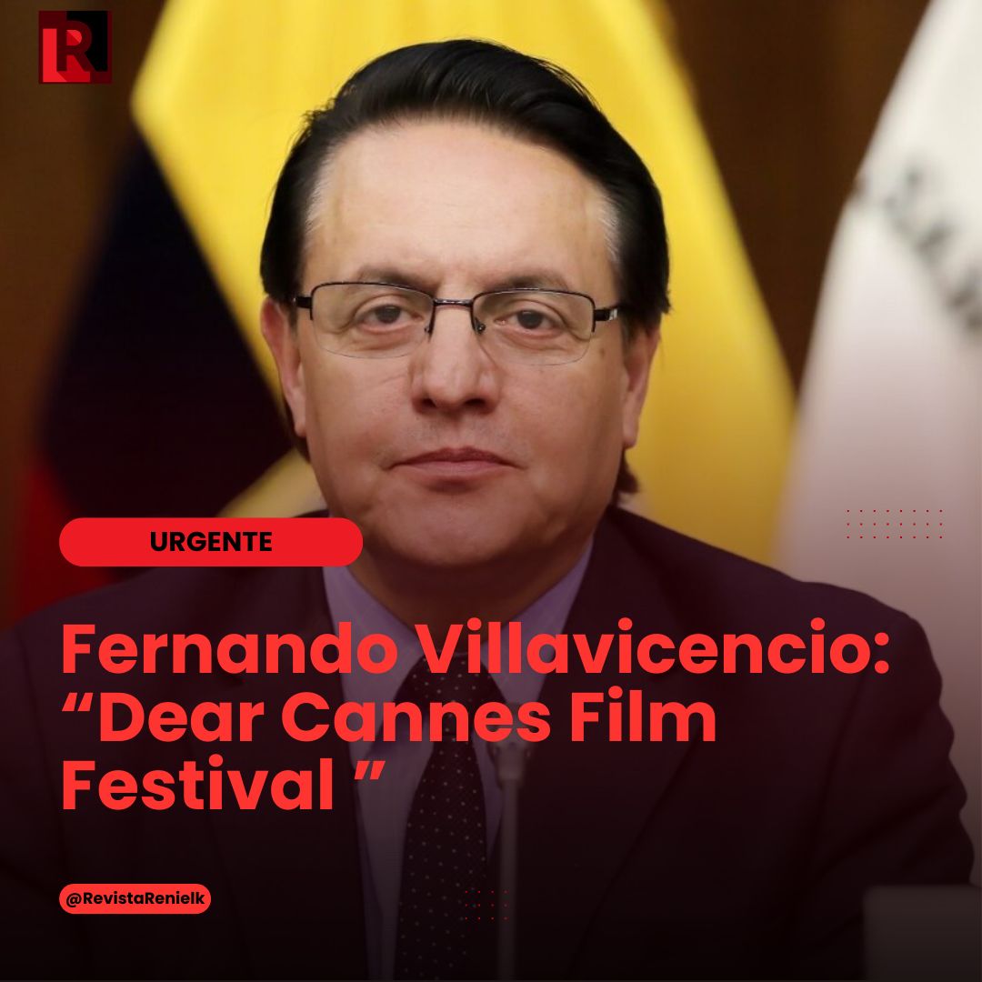 ¿Avisando al festival de Cannes? 😱En conexión vía inframundo, el ex asambleísta Fernando Villavicencio le hizo un pedido a Cannes para que detuvieran a Rafael Correa