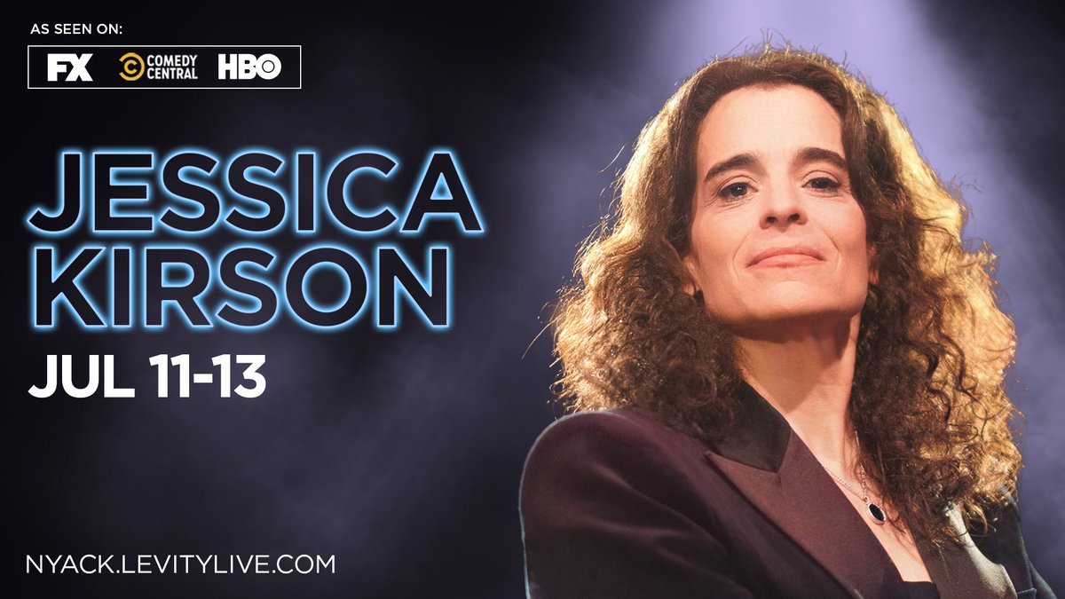 🌟 The one and only Jessica Kirson is coming to the Palisades this July 11-13! Don't miss one of the best comics working today! Tickets are on sale now!

🎟️ pulse.ly/10pihz73lx

#jessicakirson #comedy #nyack #improv