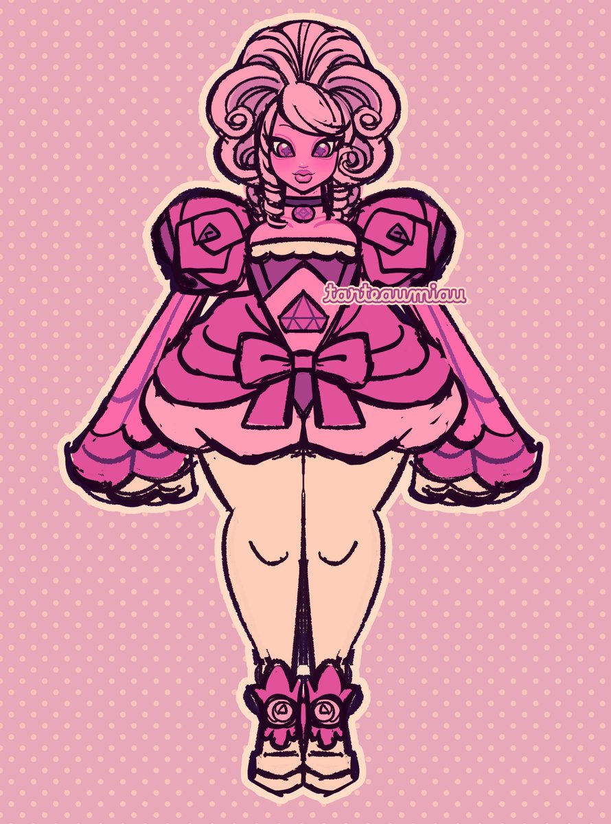pink diamond but with a slightly rococo twist...? ☺️