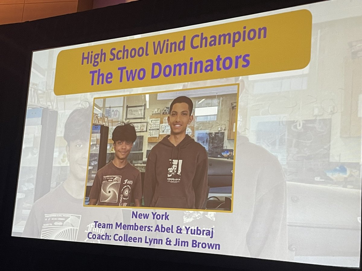 MrSTEMBrown's tweet image. Congratulations to 4 South Colonie teams who competed in 2025 World KidWind Challenge in Phoenix &amp;amp; the 2 Dominators who took HS Worlds Wind Champion award &amp;amp; the Flying Pickles who took MS Worlds Wind Champion award!  #WKWC25 @kidwind_project @csd_south #STEM #kidwindchallenge