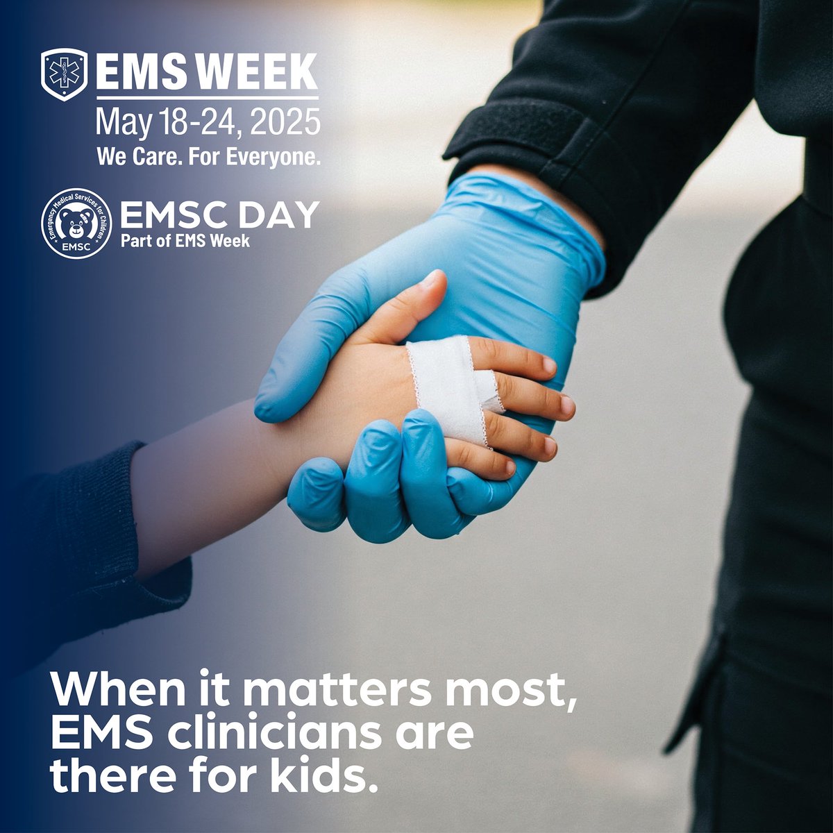 🚑💙 It’s EMS for Children Day! 💙🚑
Today we recognize the unique physical and emotional needs of children in emergencies—and the dedicated professionals who care for them.

Thank you for making a difference where it matters most!

#EMSforChildrenDay #PediatricEMS #emsweek