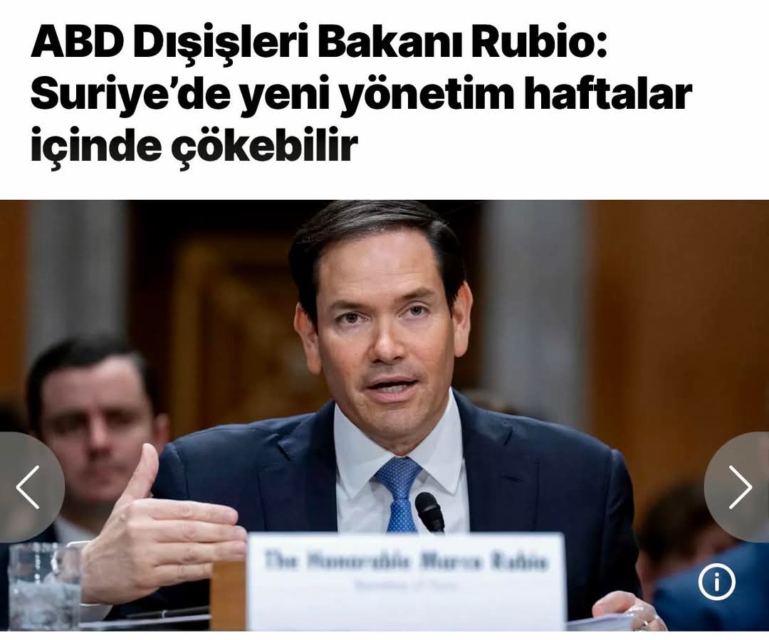 Bizim Küresel liderimiz reyiz 
buna asla izin vermez… 😅
Suriye’de artık reyiz'imiz in 
haberi olmadan guş uçmaz(!)😂
