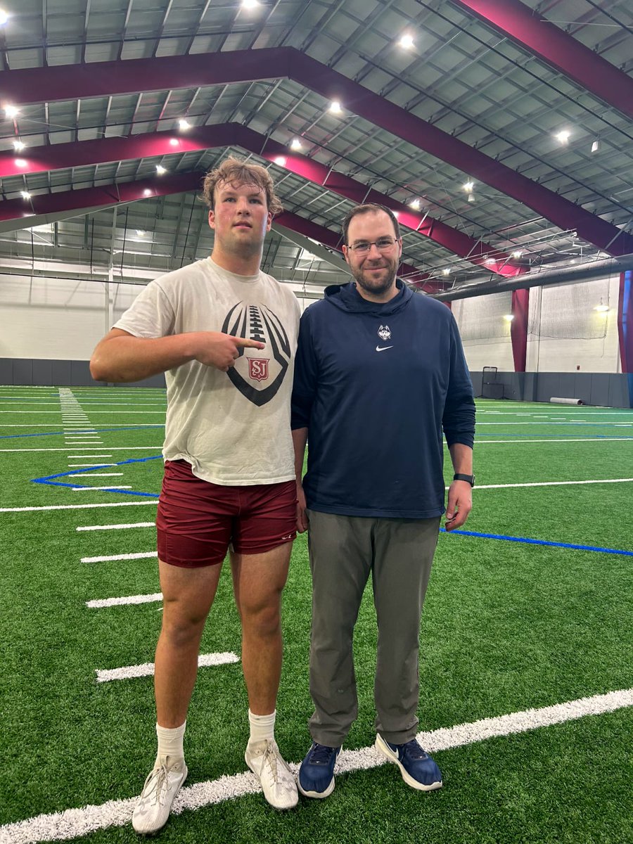 Max Vivier (@maxvivier) on Twitter photo I'm grateful and excited to share that after a visit with Coach Pace, I have received an offer from the University of Connecticut! Thank you for coming to MD to see me train at Saint James!
<a href="/UConnFootball/">UConn Football</a>
<a href="/CoachJimMoraFB/">Jim Mora</a>
<a href="/StJamesSaintsFB/">St. James School Saints Football</a>
<a href="/CoachPonderSJS/">Colin Ponder</a>
<a href="/FATboysOLine/">Coach Mike Dillon</a> I'm grateful and excited to share that after a visit with Coach Pace, I have received an offer from the University of Connecticut! Thank you for coming to MD to see me train at Saint James!
<a href="/UConnFootball/">UConn Football</a>
<a href="/CoachJimMoraFB/">Jim Mora</a>
<a href="/StJamesSaintsFB/">St. James School Saints Football</a>
<a href="/CoachPonderSJS/">Colin Ponder</a>
<a href="/FATboysOLine/">Coach Mike Dillon</a>