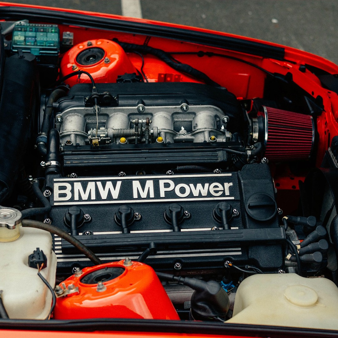The 1988 BMW M3,  S14 inline-four with a Turner Motorsport 2.5-liter stroker kit, just the best.