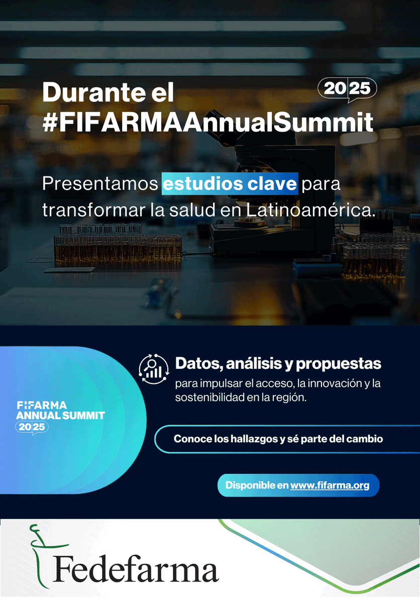 En el #FIFARMAAnnualSummit 2025 reafirmamos nuestro compromiso con una región más saludable. Desde #FedefarmaORG impulsamos la construcción de rutas de acción informadas que respondan a los retos reales de nuestros sistemas de salud. <a href="/FifarmaLatam/">FIFARMA</a>
