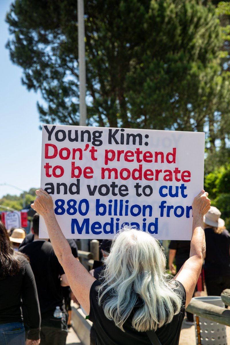 Fight4OurHealth's tweet image. ...what they said. 👏 All of us in Orange County have our eyes on you. #FightForOurhealth and PROTECT Medicaid, Medi-Cal, and everyone in your district who rely on you. @YoungKimCA