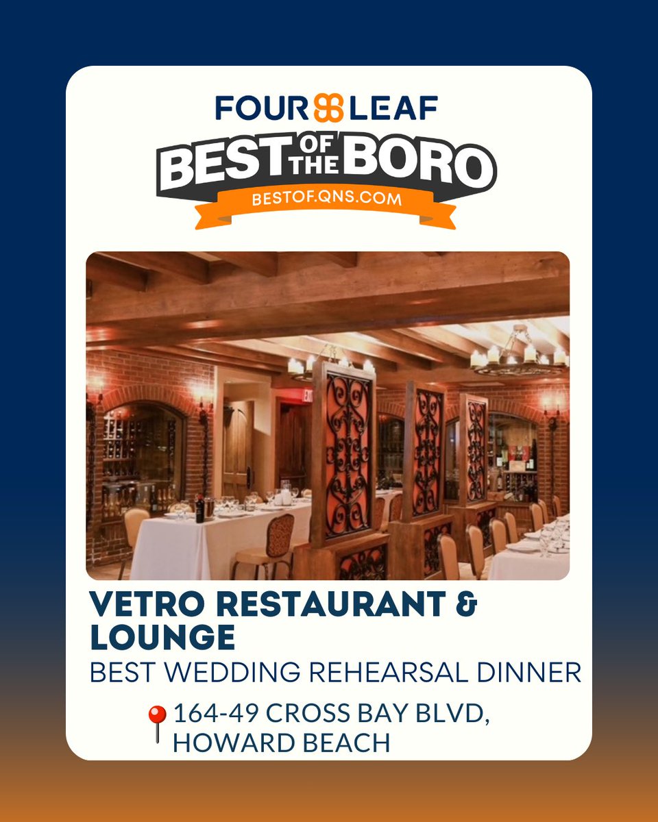 Here’s another FourLeaf Best of the Boro 2025 Best Weddings winner!🏆

tinyurl.com/4c4xfs3z

Take a look at the top Queens winners!!
bestof.qns.com/winners

Brought to you by <a href="/fourleaffcu/">FourLeaf Federal Credit Union</a>